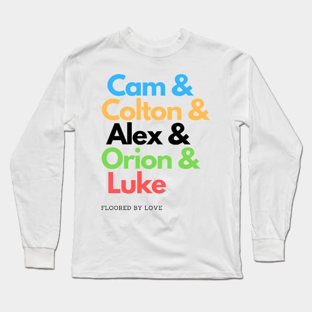 Finn Dixon's Floored by Love Gymnastics Team Long Sleeve T-Shirt by Finn Dixon